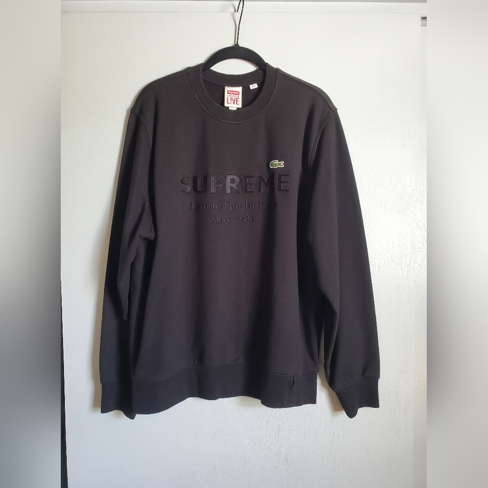 Lacoste x Supreme colab sweater